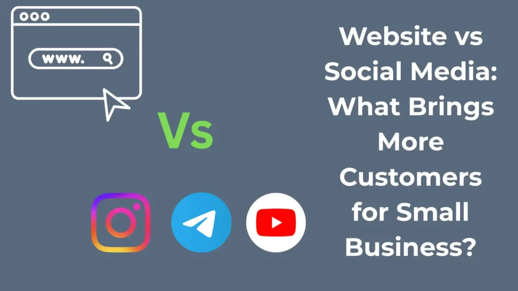 Website Vs Social media